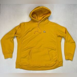 VINTAGE Cutty Sark Scots Whisky Pullover Hoodie Men Large Yellow USA 90s